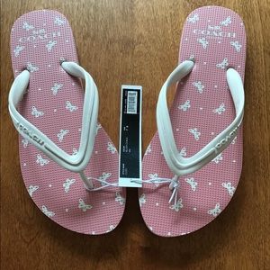 Coach NWT Flip Flop Size 7/8